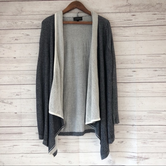Lane Bryant Sweaters - Lane Bryant Silver Gray Metallic Cardigan 14/16